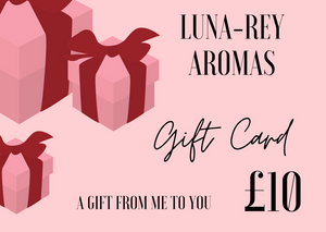 Luna-Rey Aromas Gift Card Wax melt - Luna-Rey Aromas