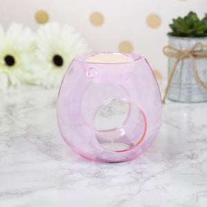 Pink Lustre Tealight Burner Wax melt - Luna-Rey Aromas