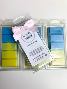 Stand with Ukraine - Charity Wax Melt Snap bar Wax melt - Luna-Rey Aromas